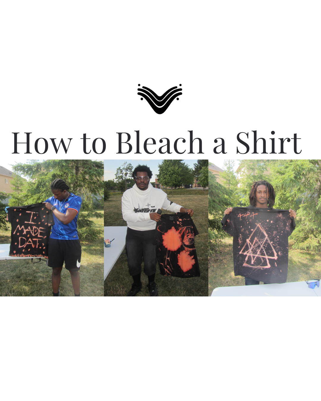 How to Bleach a Shirt – Veyra DIY Challenge