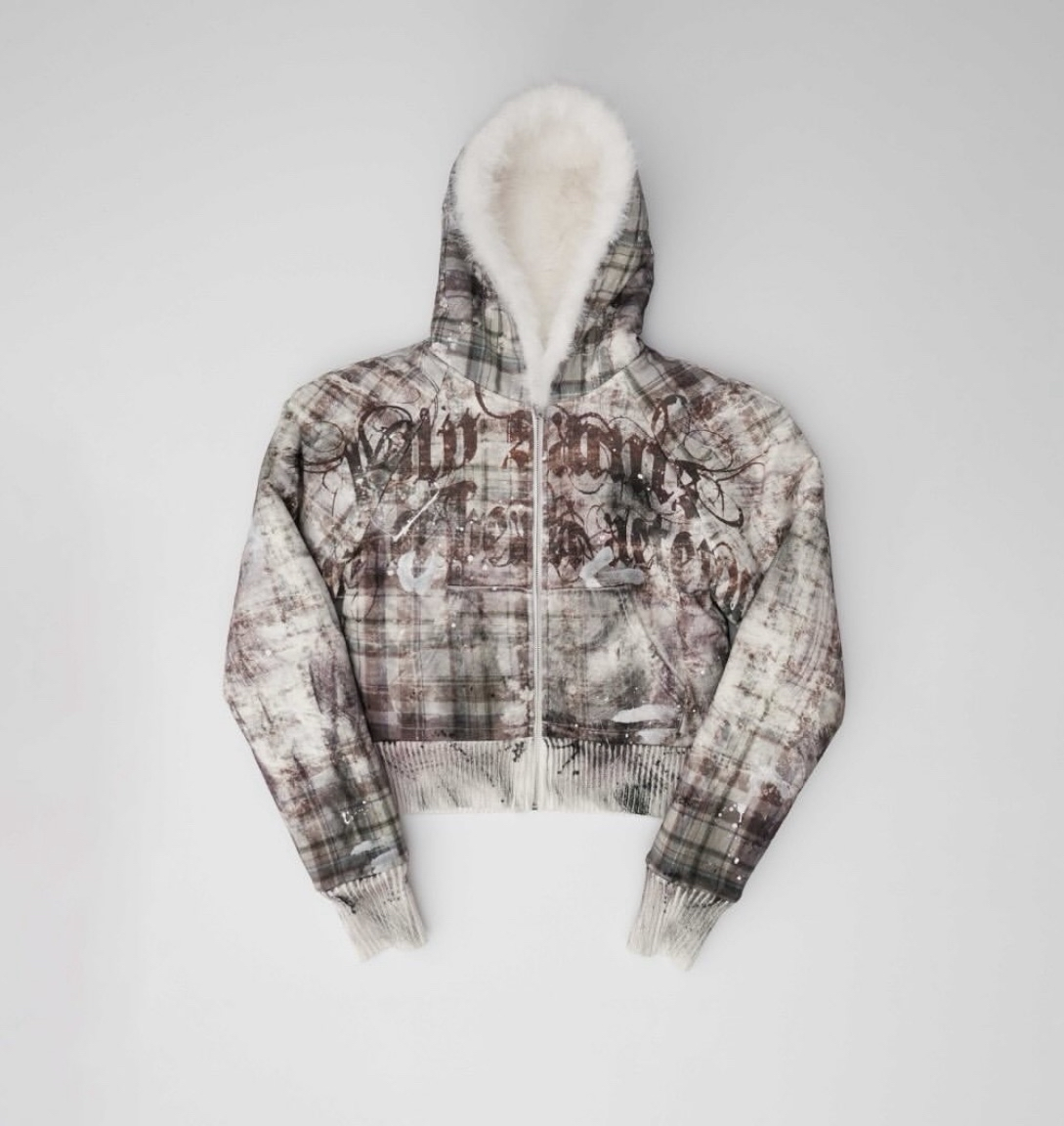 Oazo Label Reversible Hoodie White Side