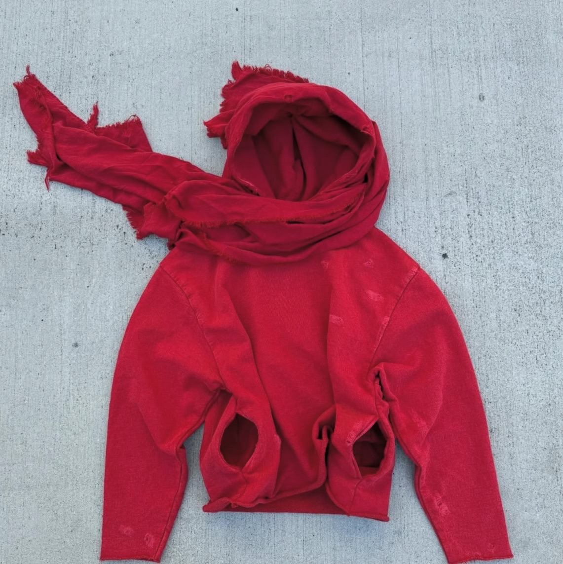 Fear Not USA Distressed Hoodie Front