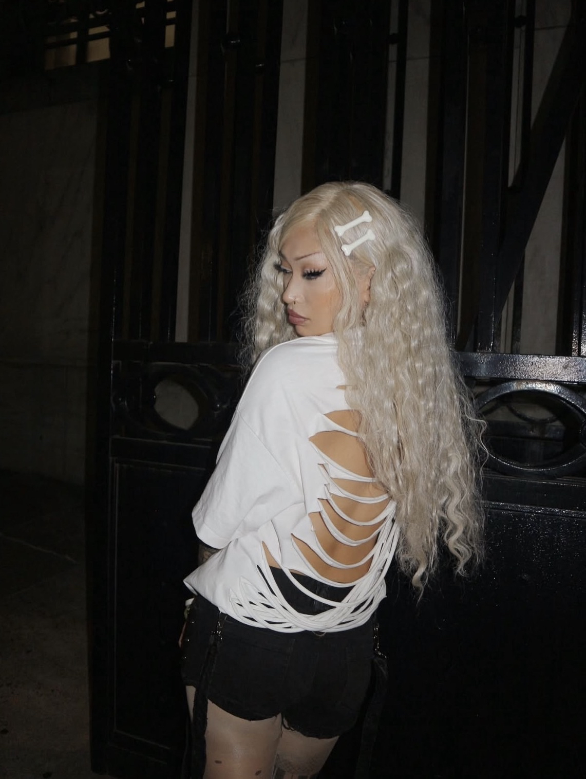 Ux Girl Backless Tee Back View