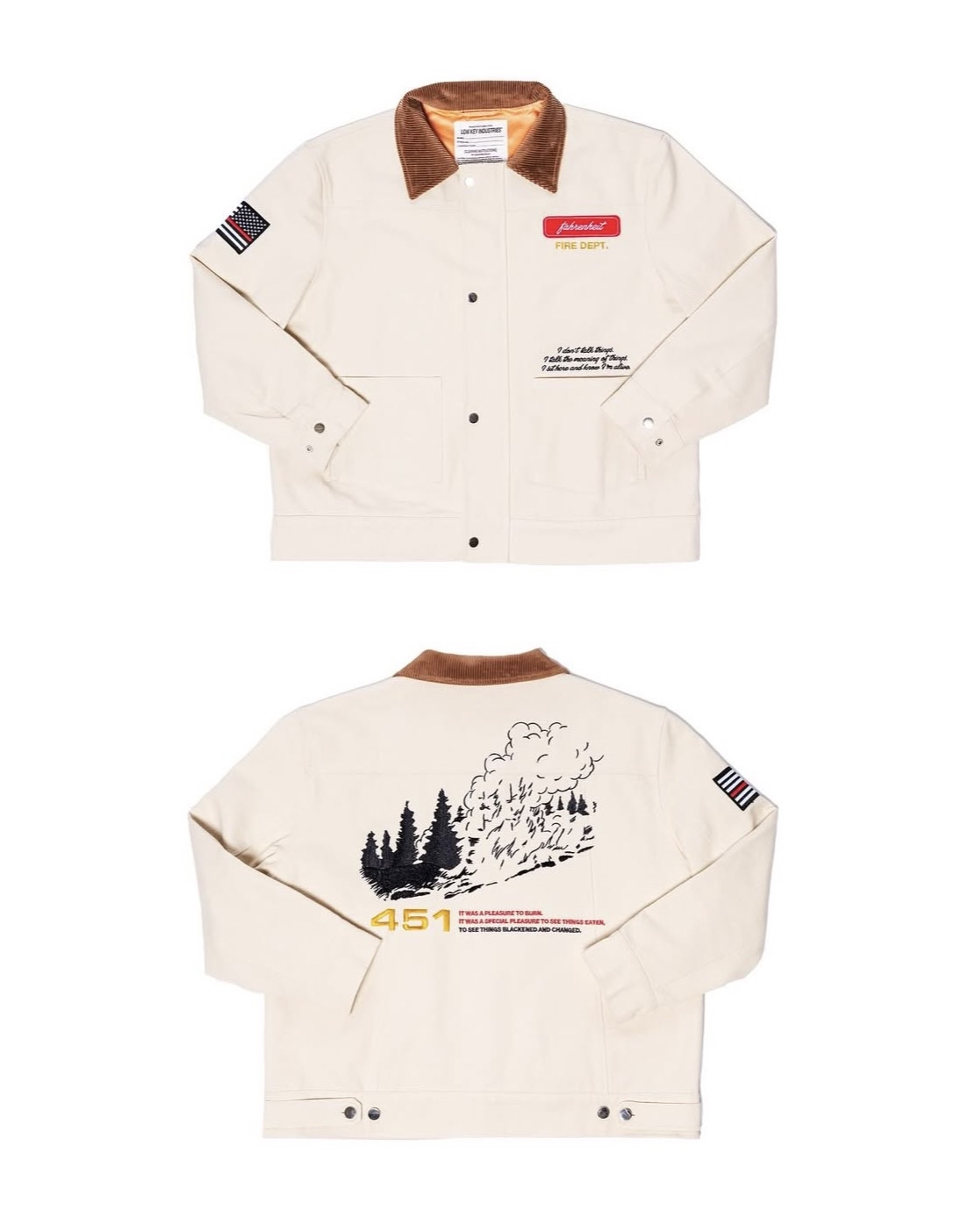 Lowkey Industries Jacket Back Graphic