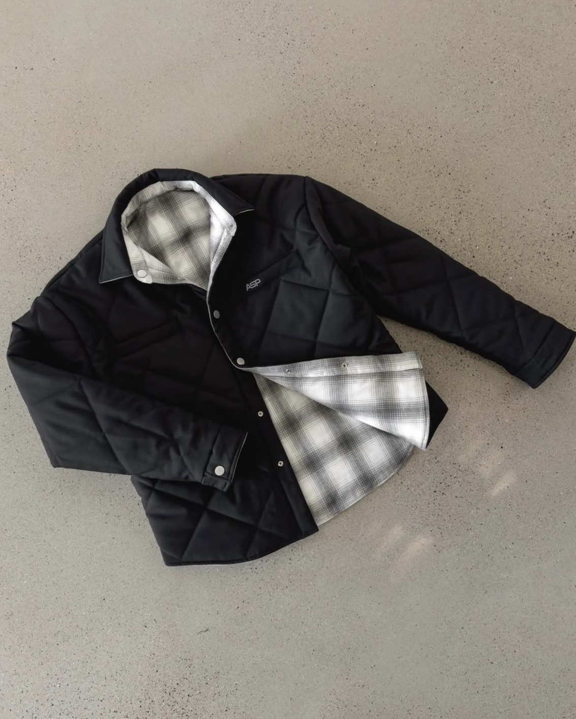 Asprovski Reversible Jacket Quilted Side