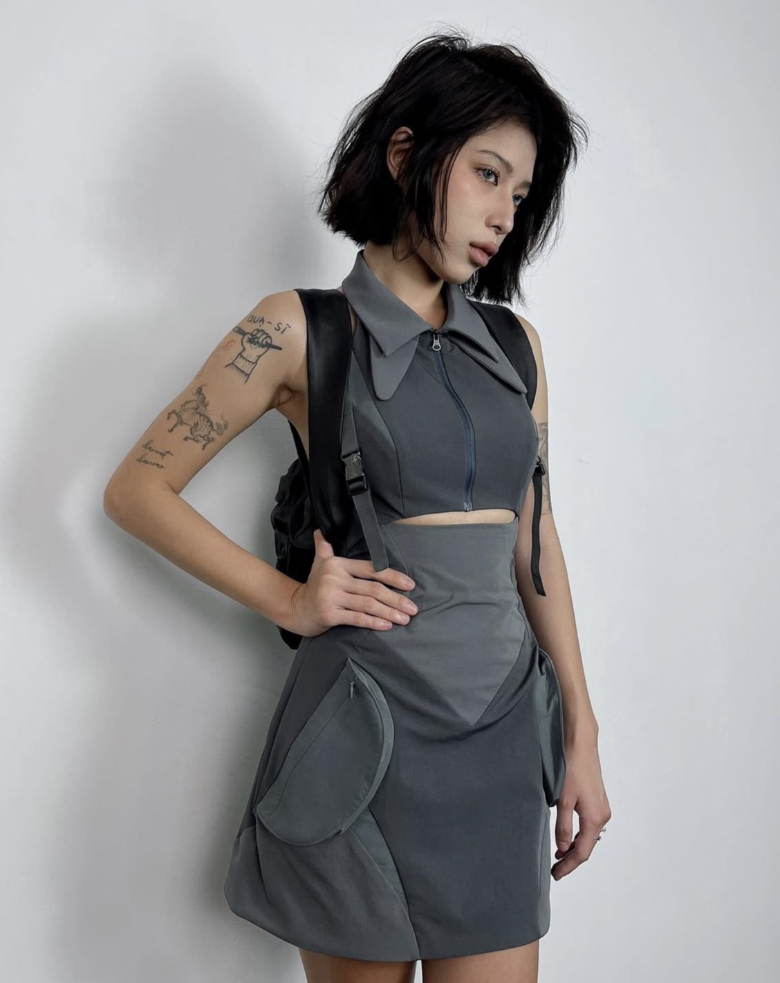 Accox Acx Dress Cutout Details