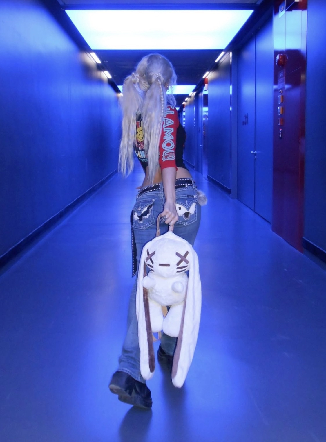 Zombie Bunny Long Ear Silhouette