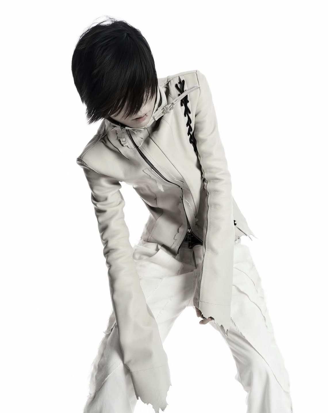 Numb Label Lace-Up and Panel Detail